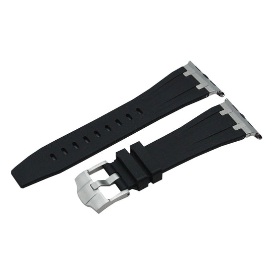 Banda de Silicona Negra Apple Watch -  Ash X Black