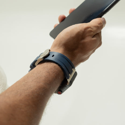 Banda de Silicona Azul Apple Watch - Ash X Blue